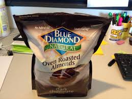 Blue diamond natural dark chocolate flavor oven roasted almonds. Food Review Blue Diamond Dark Chocolate Almonds