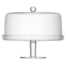 Can be flipped over and used as punch bowl. Buy Lsa International Klara Cake Stand Cover Amara
