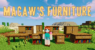 скачать мод на майнкрафт 1 12 2 на мебель и декор Mod Na Mebel Macaw S Furniture Dlya Minecraft 1 15 2 1 14 4 1 12 2 Mody4mine