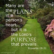 The Living... — Proverbs 19:21 (NIV) - Many are the plans in a...