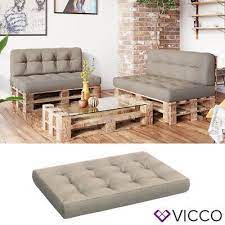 Vicco Palettenkissen Sitzkissen 120x80cm Palettenpolster Palettenmobel Auflage Ebay Paletten Kissen Paletten Polster Mobel Aus Paletten