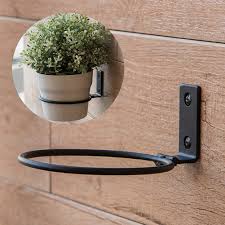 Do you have an old, ugly flower pot? Cheers 3pcs Metal Wall Hanging Bracket Stand Garden Plant Flower Bonsai Pot Holder Ring Walmart Canada
