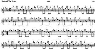 Scotland The Brave Bagpipe Music With Audio Bagpipe Music Bagpipes Scottish Bagpipes