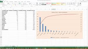 how to create a pareto chart in excel 2013