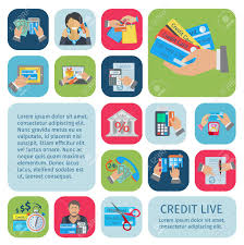 Solutions to a better life. Credit Life Zeitgenossische Symbole Flach Set Mit Zahlungsplanung Finanz Rechnungen Und Schulden Symbole Isolierten Vektor Illustration Lizenzfrei Nutzbare Vektorgrafiken Clip Arts Illustrationen Image 38995226