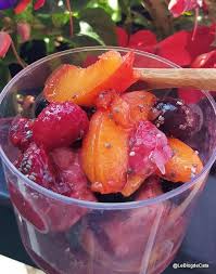 Le Blog De Cata Salade De Fruits Aux Graines De Chia Porto Rico Graines De Chia Salade De Fruits Fruits Congeles