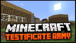 Its functionality will be to join the iron golems to . Minecraft Mod Spotlight Testificate Army Mod 1 7 2 The Army Recruitment Center Video Dailymotion