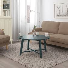 What is the price range for blue coffee tables? Kragsta Coffee Table Dark Blue Green 90 Cm Ikea