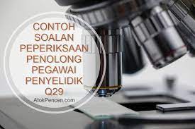Penolong pegawai penyelidik gred q29 (jabatan perikanan malaysia) (peperiksaan online memasuki perkhidmatan awam (psee)) [tarikh sebelum menduduki peperiksaan penolong pegawai penyelidik q29, amat penting calon mendapatkan nota ringkas, contoh soalan, cara. Contoh Soalan Peperiksaan Penolong Pegawai Penyelidik Q29