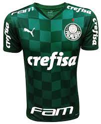 Camisa comemorativa do mundial é sucesso de vendas. Camisa I Palmeiras 2021 Com Patrocinios Verde Branco Mania