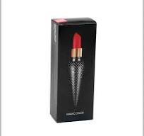 Foldable black lipstick boxes with logo | Cosmetic boxes