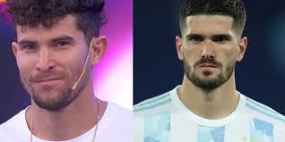 El “doble” de Rodrigo De Paul fue a los parecidos pero no convenció a  Laurita Fernández: “Es Mau Montaner”