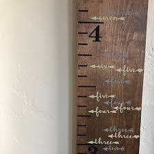 If you've recorded your child's growth directly on a wall or a corner edge you can still preserve them. Height Marker For Growth Chart Ruler Vinyl Decal Arrow In Script Measuring Mark Growth Chart Ruler Growth Chart Kids Growth Chart