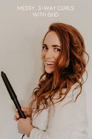 Next time you reach for the straighteners, put a curl into your hair instead. Messy 3 Way Curls With Ghd Gentri Lee Blog