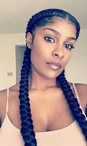 Pin By Yvette King On Braids Beyond Braids Being Slayed Box Braids Hairstyles For Black Women Natural Hair Braids Natural Hair Styles So, cornrow braid hairstyles are very suitable for such this hairstyle allows you an opportunity to forget about styling your hair about one or two months. box braids hairstyles