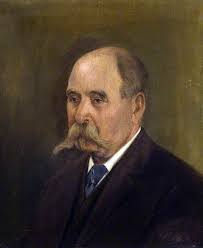 Oil painting Reginald-Edgar-James-Bush-Sidney-James-Veale-Long-Serving-Employee- 