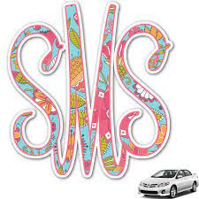 Check spelling or type a new query. Wild Flowers Monogram Car Decal Personalized Youcustomizeit