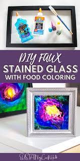 Easy Diy Faux Stained Glass With Food