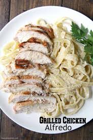 Taste and season the sauce, then stir in the lemon zest and juice and tarragon. Grilled Chicken Alfredo Pasta Snappy Gourmet