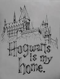 Hogwarts castle drawing easy step by step. Sk H Hogwarts Castle Drawing Novocom Top