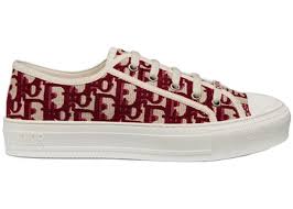 My video just for education. Dior Walk N Dior Oblique Red Canvas W Kck211obe S16v