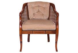 Caned Club Chair By Sam Moore Club Chairs Chair One Kings Lane