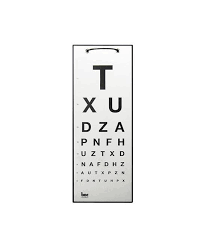 Boc Instruments 3m Txu Eye Chart St1623