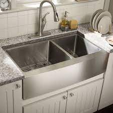 Shop now to save on your new undermount sink! Free Shipping Shop Wayfair For Schon Farmhouse 36 X 21 25 Double Bowl Kitchen Sink G Farmhouse Sink Kitchen Farmhouse Apron Kitchen Sinks Apron Sink Kitchen