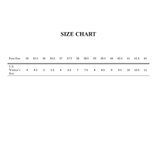 chanel shoe size chart best picture of chart anyimage org