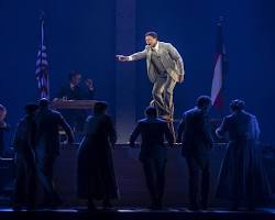 Immagine di theater stage with actors