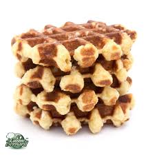 It is the most common type of waffle available in belgium and prepared in plain. Gaufres Liegeoises La Cuisine De Bernard