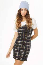 Forever 21 Tartan Plaid Mini Dress Mini Dress Shop Casual Dresses Casual Dresses For Women