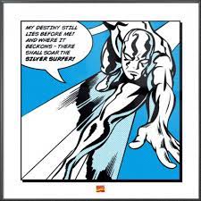And now, she is here with me. The Silver Surfer Framed Marvel Comics Pop Art Poster Art Print Quote My Destiny Still Lies Before Me Size 16 X 16 Walmart Com Walmart Com