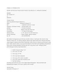 Surat keputusan mutasi ini mulai efektif pada tanggal 14 juni 2016. Contoh Surat Mutasi Karyawan Antar Divisi Edukasi Lif Co Id