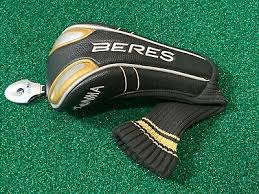 Honma Beres Fairway Wood Headcover Black Gold Head Cover Head Covering Black Black Gold