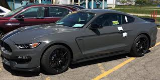 Lead Foot Gray Looks Smashing On 2018 Shelby Gt350 Mustang Autoevolution Mustang Camaro Car Pony Car