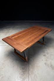 Solid Walnut Dining Table Griswold Dining Table Industrial Dining Table Ideias Casas