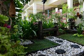 Landscape taman belakang rumah umumnya disediakan untuk ruang pribadi keluarga. Landskap Halaman Rumah Teres Desainrumahid Com