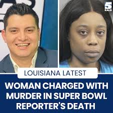 Kenner police say they have charged a woman with murder in the death of  Super Bowl reporter Adan Manzano. More here ➡️ https://tinyurl.com/w8vknkmj