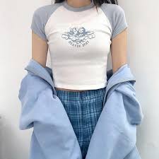 Heaven Sent Crop Top Soft Grunge Outfits Aesthetic Clothes Indie Outfits