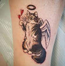 Pay respects to your loving companion, haru, with a memorial arm tattoo. 20 Best Cat Memorial Tattoo Designs The Paws Nose Tattoo Memorial Tattoos Memorial Tattoo