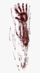 Bloody Handprint Smear Png For Kids Bloody Hand Print Transparent Png Download Transparent Png Image Pngitem