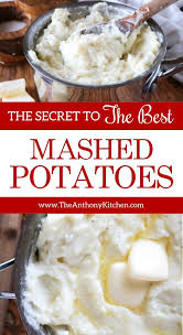How To Make The Best Mashed Potatoes Ever The Anthony Kitchen Recipe Best Mashed Potatoes Easy Mashed Potatoes Best Mashed Potatoes Ever
