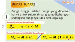 Kalkulator ini dapat menghitung besar modal akhir suatu pinjaman ataupun tabungan. Bunga Tunggal Dan Bunga Majemuk Youtube