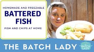 How To Make Freezable Battered Fish Youtube