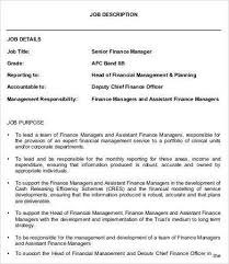 Work with and maintain assistant finance manager/coordinator resume. Financial Manager Job Description 8 Free Word Pdf Format Download Free Premium Templates