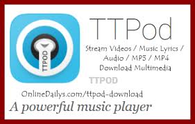 Download Ttpod Apk Music Player For Android Iphone Bb