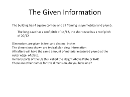 Below is a roof pitch chart you can use as a quick reference to calculate roof pitch angles in degrees based on the roof rise and run. One Mathematical Solution Ppt Download