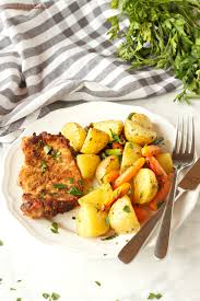 Looking for more tasty ideas? Easy Pork Chop Sheet Pan Dinner Weeknight Meal The Busy Baker