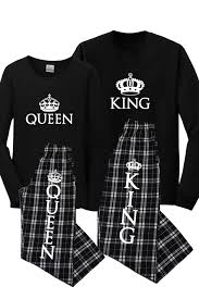 Black And White Plaid Pajamas Family King Queen Matching Couples Pajama Set Matching Couple Outfits Matching Couple Pajamas Couple Pajamas